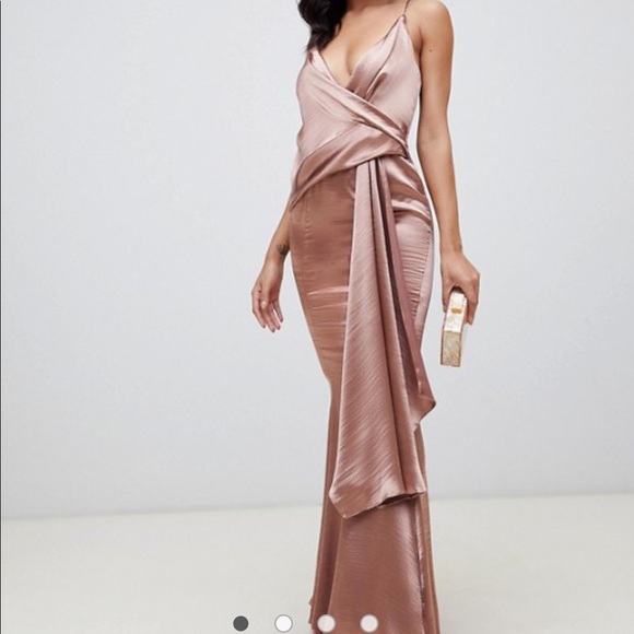 asos floor length dress